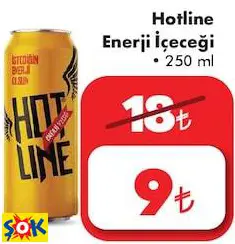 HOTLİNE ENERJİ İÇECEĞİ • 250 ML HOTLİNE ENERJİ İÇECEĞİ • 250 ML